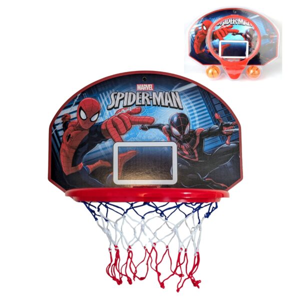 Wall Mount Spiderman Basketball Set with 2 Balls