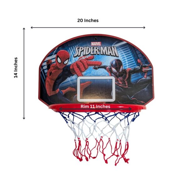Wall Mount Spiderman Basketball Set with 2 Balls