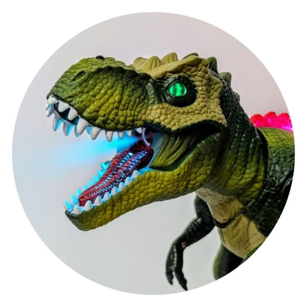 Remote Control Colourful Smoke Breathing T-Rex Dinosaur