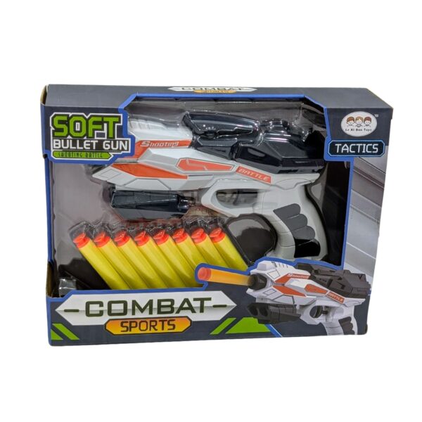 8" Inch Soft Bullet Nerf Gun Blaster Toy